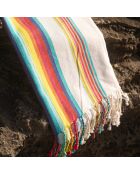 Serviette de plage Arc-en-ciel multicolore